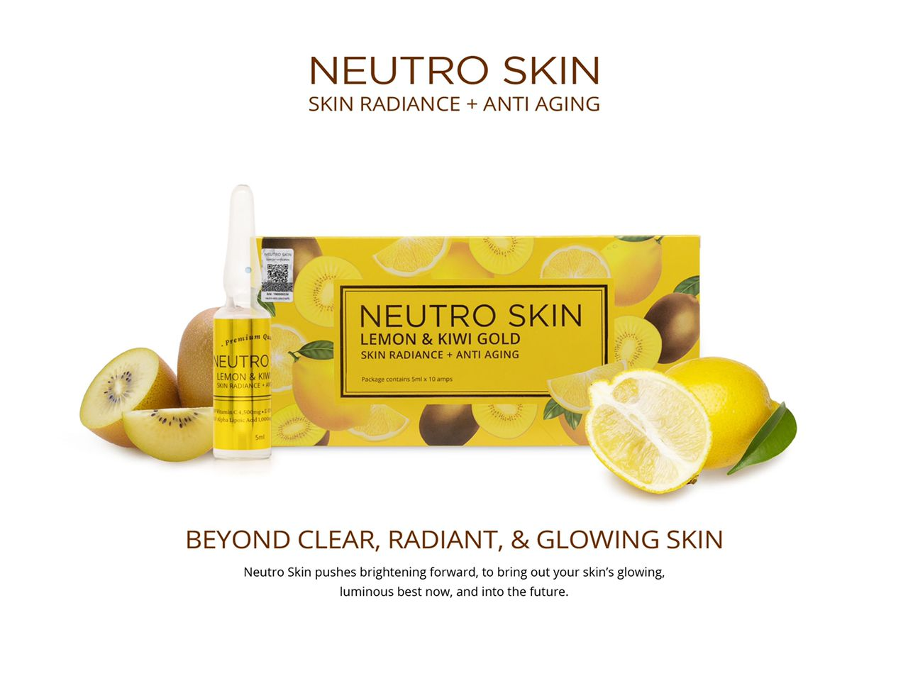 DISCOVER THE NEW NUTRO SKIN LEMON & KIWI